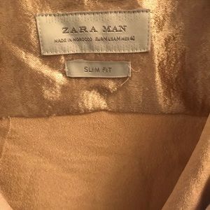 Men Zara Gold Shirt